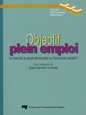 cover image of Objectif plein emploi